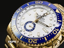 ROLEX 勞力士 Yacht-Master II 遊艇名仕 126688 18K黃金材質 <font color="#fafa01">今年最新款式 新一代大遊艇 更加適合上手 倒數計時</font> <font color="#0582f5">藍色陶瓷錶圈</font> <font color="#ff0000">2026年 </font><font color="#fa00fa">新式木質保卡</font><font color="#ff0000"> </font><font color="#05f0f0">全台第一隻</font><font color="#ff0000"> 保有原廠膠膜</font> 自動上鏈 44mm