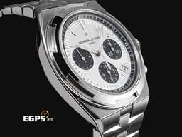 Vacheron Constantin 江詩丹頓 VC OverSea 縱橫四海系列 5520V/210A-B686 <font color="#FF00FF"> 易拆卸替換錶帶裝置,完全無需工具即可替換喜愛的皮帶、橡膠帶或是鋼鍊帶 日內瓦印記 </font><font color="#bffcfd">白熊貓面三眼計時面盤</font> <font color="#FF0000"> 2025年保卡 已貼膜 </font> 自動上鏈 42mm