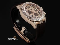 ROLEX 勞力士 Daytona 宇宙計時型 迪通拿 126555TBR 18K永恆玫瑰金材質 <font color="#ffe6d9">2025年最新</font><font color="#fa00fa">頂級VVVVVVIP</font><font color="#ffe6d9">隱藏款 長頸鹿 原廠鑲嵌鑽石面盤、錶耳 原廠鑲嵌36顆梯形鑽石錶圈  </font><font color="#05f0f0">周杰倫收藏款</font><font color="#ffe6d9"> </font><font color="#ff0000">2025年保卡</font><font color="#ffe6d9"> </font>自動上鍊 40mm