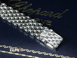 Chopard 蕭邦錶 Happy Dioamonds 快樂鑽 20/5691 <font color="#89e0ec">原廠雙層鑽圈 五顆跑鑽</font> 18K白金材質 <font color="#FF0000">台灣公司貨 </font>石英腕錶 23mm