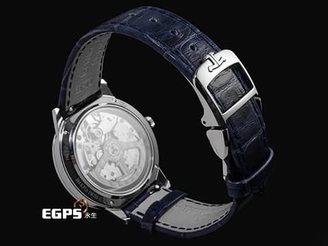 Jaeger LeCoultre 積家 Rendez-Vous Night & Day 約會系列 Q3448480 不鏽鋼材質 原廠鑲嵌鑽石錶圈 藍色面盤 2020年保卡 自動上鏈 34mm