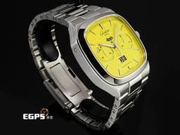 GLASHUTTE ORIGINAL 格拉蘇蒂 復古系列 70年代 Seventies Chronograph 1-37-02-17-02-70 <font color="#fafa01">黃色面盤 限量100支</font> <font color="#FF0000">2021年保單 </font>自動上鍊 40mm