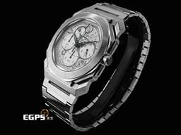 BVLGARI 寶格麗 Bulgari Octo Finissimo系列 104192 <font color="#05f0f0">手繪機芯草圖銀色面盤 環形自動盤</font> 八角形多稜角設計錶框 小秒針<font color="#9fdbe9"> 超薄 GMT</font> 不鏽鋼材質 <font color="#FF0000">2024年保卡 限量140支</font> 自動上鍊 40mm