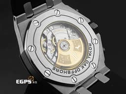 Audemars Piguet AP錶 愛彼錶 Royal Oak Offshore 皇家橡樹離岸型 26470ST.OO.A104CR.01 不鏽鋼材質 <font color="#05f0f0">啞灰色Méga Tapisserie超大型格紋裝飾面盤 羅馬數字時標</font> 自動上鏈 42mm