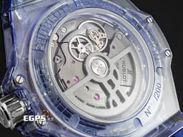 HUBLOT 宇舶 Big Bang 大爆炸 465.JL.4802.RT.1204 藍色水晶材質 快拆功能設計<span style="color: rgb(5, 240, 240);"> </span><font color="#fafa01">【絕版增值艷麗款】</font><font color="#fa00fa">極少見薰衣草藍水晶錶殼 </font><font color="#0582f5"><特殊藍寶石水晶收藏盒></font><font color="#05f0f0">原廠鑲嵌鑽石錶圈</font> <font color="#fafa01">2019年保卡 全球限量200支</font><font color="#ff0000"> </font><font color="#fc7b03">新錶訂價:</font><font color="#e7770d">2,616,000</font><font color="#fd7e08">元</font> 自動上鍊 39mm