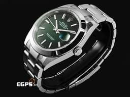 ROLEX 勞力士 Datejust 41 蠔式日誌型 DJ41 126300 不鏽鋼材質 <font color="#058703">Green Ombre 漸層綠色</font> <font color="#ff0000">2026年保卡</font> 自動上鍊 41mm