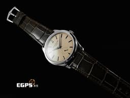 Patek Philippe 百達翡麗 PP Calatrava系列 6196P-001 PT950 鉑金材質 <font color="#ff9924">瑩潤玫瑰金色錶盤 鮭魚色</font> <font color="#ff0000">2026年保單</font> 手動上鍊 38mm