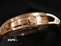 Audemars Piguet 愛彼 AP錶 Code 11.59系列 15210OR.OO.A002KB.03 <font color="#0000FF">煙燻藍色亮漆錶面盤</font> 15210 OR 玫瑰金 大三針 <font color="#FF0000">2023年保單</font> 自動上鍊 41mm
