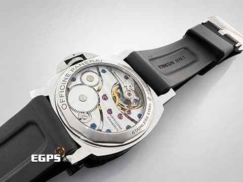 PANERAI 沛納海 Luminor Marina PAM111 小秒針 不鏽鋼 夜光黑色三明治面盤 PAM00111 最能代表小沛的經典款式 手上鍊 44mm