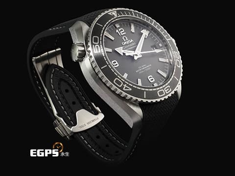 OMEGA 歐米茄 Seamaster Planet Ocean 600 海馬 宇宙海洋 21532442101002 噴砂不鏽鋼材質 磨砂黑色陶瓷錶圈 同軸擒縱 2025年保卡 台灣公司貨 潛水錶 自動上鍊 43.5mm