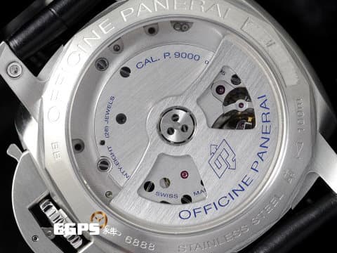 PANERAI 沛納海 Luminor Marina 1950 3 Days PAM392 經典三明治面盤 黑色面盤 夜光指針及時標 PAM00392 自動腕錶 不鏽鋼材質 42mm