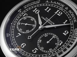 A.LANGE & SOHNE 朗格 1815系列 414.028 18K白金材質<font color="#05f0f0"> 計時功能</font> <font color="#ff0000">2022年保單</font> 手動上鍊 39.5mm