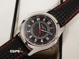 PATEK PHILIPPE 百達翡麗 PP錶 Calatrava2025/ 6007G-011 <span style="color: rgb(156, 152, 147);">烏木黑色 中央「碳纖維」浮雕圖案面盤</span><span style="color: rgb(221, 221, 221);"> </span>6007 G 大三針 <font color="#ff5554">紅色秒針、三角形刻度與格狀刻度</font> 18K白金材質 <font color="#FF0000">2025年保單</font> 自動上鍊 40mm