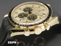 OMEGA 歐米茄 Speedmaster Moonwatch Professional 超霸 速霸 <font color="#edbb91">Moonshine金 熊貓面盤 </font>31062425099001 專業 登月 計時碼錶 <font color="#FF0000">3861機芯 </font><font color="#FF0000">2022年保台灣公司貨</font> 同軸擒縱 手上鏈 42 mm