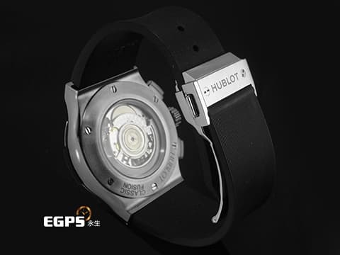 HUBLOT 宇舶 Classic Fusion 經典融合 系列 525.NX.0170.LR1 鈦金屬材質 鏤空面盤 2019年保卡 台灣公司貨 自動上鍊 42mm