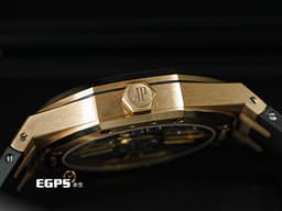 Audemars Piguet 愛彼 AP錶 Royal Oak 皇家橡樹 15500OR.OO.D002CR.01 <font color="#ec8e22">玫瑰金材質</font> 搭配Rubber B橡膠錶帶 15500 OR 經典黑色格紋面盤 大三針 <font color="#FF0000">2021年保卡 </font> 自動上鍊 41mm
