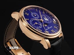 BLANCPAIN 寶鉑 Villeret 經典系列 CALENDRIER CHINOIS TRADITIONNEL <font color="#ffff00">中華年曆限量版 </font>0888 3632B 55B 18K玫瑰金材質 <font color="#0582f5">藍色面盤</font> <font color="#FF0000">2023年台灣公司貨 寶珀專門店獨家發售款式 中華傳統文化元素 (生肖年、天干地支、五行、時辰、月相)</font> <font color="#ff0000">新錶訂價:2,398,000元</font> 自動上鍊 45.2mm