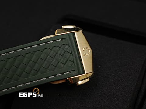 OMEGA 歐米茄 Seamaster 海馬 Aqua Terra 150 系列 22052412110001 綠色橫甲板紋面盤 大三針 Moonshine金材質 同軸擒縱 2025年保卡 自動上鍊 41mm