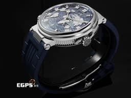 BREGUET 寶璣 Marine Hora Mundi 5557BB/YS/5WV 18K白金材質 <font color="#00ffff">波浪圖案面盤 海岸線世界地圖 子午線邊框藍寶石水晶頂層</font> <font color="#ff00ff"> 可記憶兩個獨立時區,透過8點鐘方向按鈕切換時區</font> <font color="#FFFF00">2023年保單 台灣公司貨 新錶參考訂價:2,613,000元</font> 自動上鍊 43.9mm