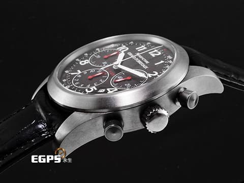 Girard-Perregaux 芝柏 GP Pour Ferrari 4955 鋁合金材質 黑色紋理面盤 法拉利LOGO錶扣 限量1000支 自動上鍊 40mm