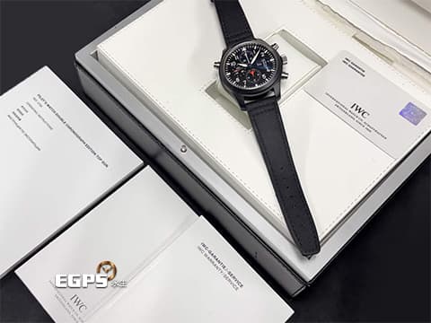 IWC 萬國 Pilot`s Chronograph Top Gun IW379901 黑色面盤 飛行員追針 計時腕錶 Top Gun海軍空戰部隊特別版 超級阿湯哥主演的【好大一把槍/捍衛戰士:獨行俠】 自動上鏈 42mm