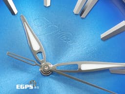 H. Moser & Cie. 亨利慕時 Pioneer Centre Seconds 開拓者 3200-1217 三日鍊 <font color="#3f8bee">Arctic Blue fumé北極藍太陽紋面盤</font><font color="#03f6f9"> </font>不鏽鋼 大三針 <font color="#FF0000">2025年保單</font> 自動上鍊 40mm