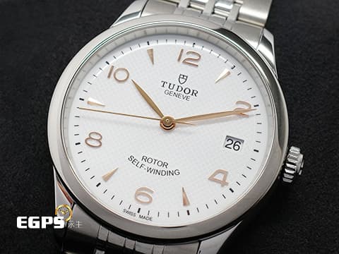 TUDOR 帝舵 1926系列 91450-0011 白色浮雕裝飾面盤 金色指針、時標 經典 大三針 不鏽鋼 周杰倫代言款 2025年保卡 自動上鍊 36mm