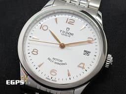 TUDOR 帝舵 1926系列 91450-0011 白色浮雕裝飾面盤 <font color="#f7db22">金色指針、時標</font> 經典 大三針 不鏽鋼 <font color="#FF0000">周杰倫代言款 2025年保卡</font> 自動上鍊 36mm