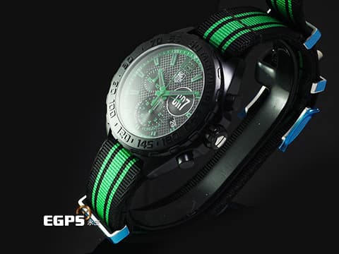 TAG HEUER 泰格豪雅 F1系列 Formula 1 CAZ1113.FC8189 黑色PVD不鏽鋼材質 黑色格紋面盤搭配綠色指針、時標、刻度 1/10秒計時功能 2026年保卡 石英機芯 42mm