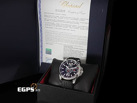 CHOPARD 蕭邦 Mille Miglia GT XL GMT 兩地時間 168514-3001 不鏽鋼 賽車錶 2025年保單 自動上鍊 44mm