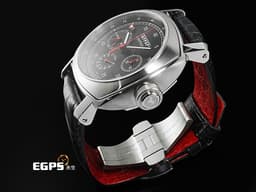 PANERAI Ferrari 沛納海 法拉利 FER0020 不鏽鋼材質 <font color="#0582f5">法拉利聯名款</font> <font color="#ff0000">八日鏈 動力儲存顯示</font> 計時腕錶 手動上鏈 45mm