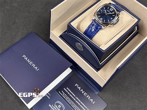 PANERAI 沛納海 Luminor Due系列 PAM1273 PAM01273 三日鍊 小秒針  2025年保卡 經典三明治藍色面盤 自動上鍊 38mm