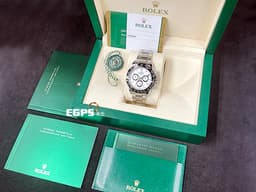 ROLEX 勞力士 Cosmograph Daytona 宇宙計時型 迪通拿 116500LN 經典 <font color="#dbdbdb">白熊貓</font> 計時碼表 116500 LN 不鏽鋼 陶瓷錶圈 <font color="#ff0000"> 2020年台灣公司貨 </font>自動上鍊 40mm