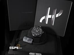 HUBLOT 宇舶 Classic Fusion 經典融合系列 ORLINSKI 聯名錶款 550.CS.1800.RX.ORL21 黑陶瓷材質 <font color="#bababa">3D立體切面錶殼</font> 黑色面盤 <font color="#ff0000">2025年保單</font> 自動上鍊 40mm