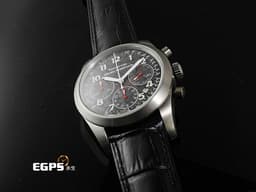 Girard-Perregaux 芝柏 GP Pour Ferrari 4955 鋁合金材質 <font color="#05f0f0">黑色紋理面盤</font> <font color="#FF0000">法拉利LOGO錶扣 限量1000支</font> 自動上鍊 40mm