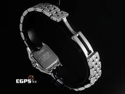 CARTIER 卡地亞 Santos de Cartier 山度士 WSPN0006 小型 不鏽鋼材質 <font color="#05f0f0">精鑲錶殼、錶圈、錶帶</font> <font color="#ff0000">2023年保卡</font> 石英機芯 23x30mm
