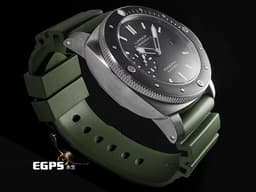 PANERAI 沛納海 Luminor Submersible 1950 PAM389 三日鍊 陶瓷錶圈 鈦金屬材質 PAM00389 <font color="#ff0000">O</font><font color="#FF0000">字頭 </font> 潛水錶 自動上鏈 47mm