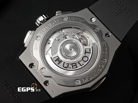 HUBLOT 宇舶 Classic Fusion Chronograph 經典融合 ORLINSKI 聯名款 549.NI.1270.RX.ORL23 計時碼表 3D立體切面鈦金屬錶殼 限量500只 2025年保單 自動上鍊 41mm