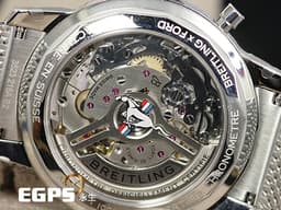 BREITLING 百年靈 Top Time B01系列 Ford Mustang腕錶 <font color="#007500">福特 野馬跑車 綠色面盤</font> AB01762 計時碼表 不鏽鋼 <font color="#FF0000">自製B01機芯 2025年保單</font> 自動上鍊 41mm