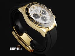 ROLEX 勞力士 Daytona 迪通拿 126518LN 18K黃金材質 陶瓷錶圈 <font color="#05f0f0">每顆都獨一無二的隕石面盤</font><font color="#FF0000"> 2025年保卡 </font> 賽車錶 自動上鍊 40mm