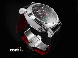PANERAI Ferrari 沛納海 法拉利 FER0020 不鏽鋼材質 <font color="#0582f5">法拉利聯名款</font> <font color="#ff0000">八日鏈 動力儲存顯示</font> 計時腕錶 手動上鏈 45mm