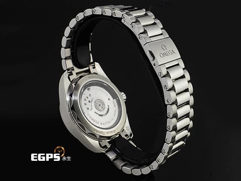OMEGA 歐米茄 Seamaster Aqua Terra 150 GMT 海馬 22010382010002 綠色太陽線紋錶盤 不鏽鋼材質 2025年保卡 自動上鏈 38mm