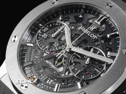 HUBLOT 宇舶 Classic Fusion 經典融合 系列 525.NX.0170.LR1 <font color="#05f0f0">鈦金屬材質 鏤空面盤</font> <font color="#FF0000">2019年保卡 台灣公司貨</font> 自動上鍊 42mm