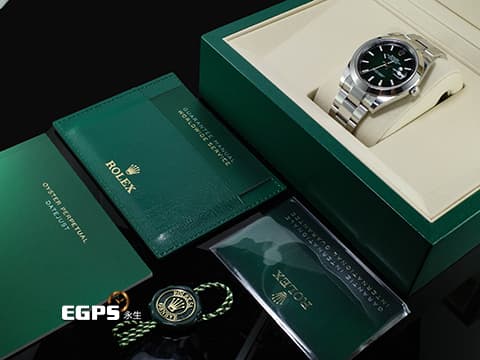 ROLEX 勞力士 Datejust 41 蠔式日誌型 DJ41 126300 不鏽鋼材質 Green Ombre 漸層綠色 2026年保卡 自動上鍊 41mm