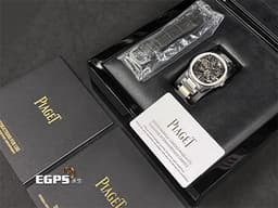 PIAGET 伯爵 Polo skeleton 系列 G0A45001 不鏽鋼材質 <font color="#FFFFFF">微型自動盤、鏤空面盤</font> 超薄 <font color="#FF0000"> 2021年保卡 </font>自動上鍊 42mm