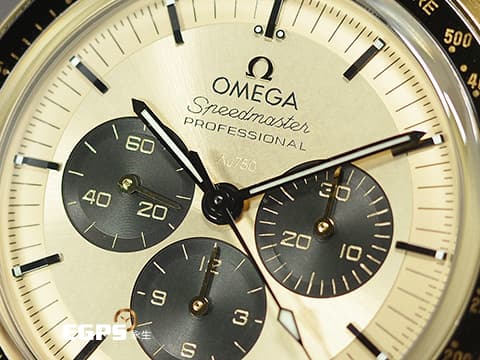OMEGA 歐米茄 Speedmaster Moonwatch Professional 超霸 速霸 Moonshine金 熊貓面盤 31062425099001 專業 登月 計時碼錶 3861機芯 2022年保台灣公司貨 同軸擒縱 手上鏈 42 mm