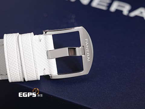 PANERAI 沛納海 Luminor Due Luna Rossa 3 Days PAM01378 三日鍊 小秒針 白色經典三明治夜光面盤 PAM01378 不鏽鋼 2025年保單 最新快拆錶帶 自動上鍊 38mm