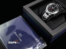 GRAND SEIKO 特級精工 GS 精工 Sport Collection SBGE277G Spring Drive GMT 不鏽鋼材質<font color="#05f0f0">「穗高岳」特色地質般紋理面盤</font><font color="#009100"> </font>兩地時區 三日鍊 動能顯示 <font color="#FF0000">2025年保單</font> 自動上鍊 44mm