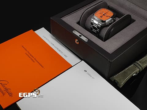 GLASHUTTE ORIGINAL 格拉蘇蒂 70年代 Seventies Chronograph Panorama Date 橘色面盤 限量100支 1-37-02-11-02 德國錶 台灣公司貨 2022年保單 另附原廠不鏽鋼鏈帶 自動上鍊 40mm