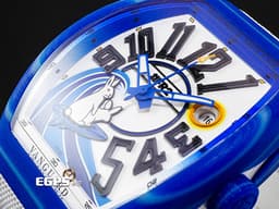 Franck Muller 法蘭穆勒 FM #FR2NCK MULLER Vanguard V41 <font color="#0582f5">藍色玻璃纖維複合物材質【衝浪藍】</font> V 41 SC DT BEACH FR2 <font color="#e2e2e2">#FR2聯名創作 Fxxking Rabbits</font> <font color="#ff0000">2025年保單 全球限量300支</font> <font color="#FFFF33">【反骨月兔】</font> 自動上鏈 41 x 49.95mm